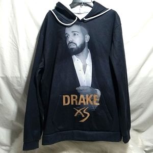 (D-13) SALE! Drake Hoodie Sz.4XL Some Wash Wear
